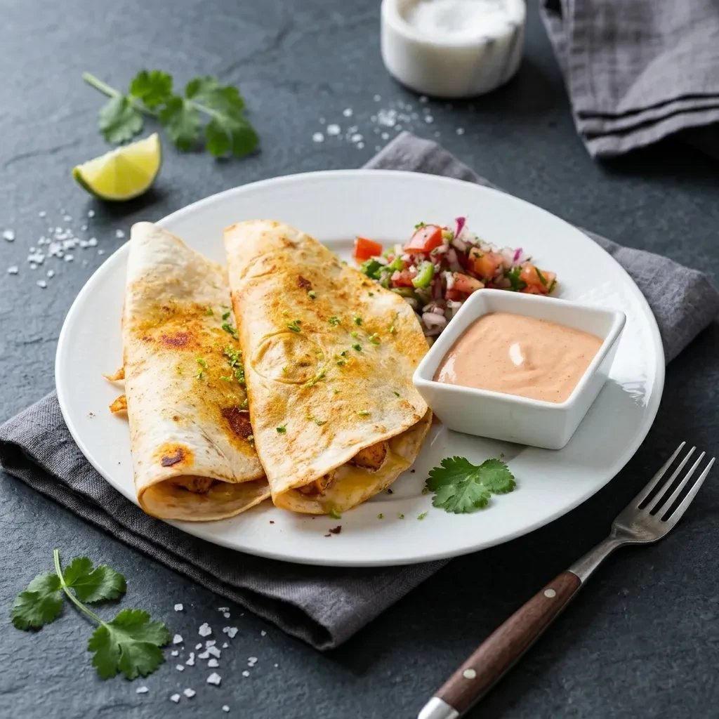 Krispiga kycklingtacos med fräsch pico